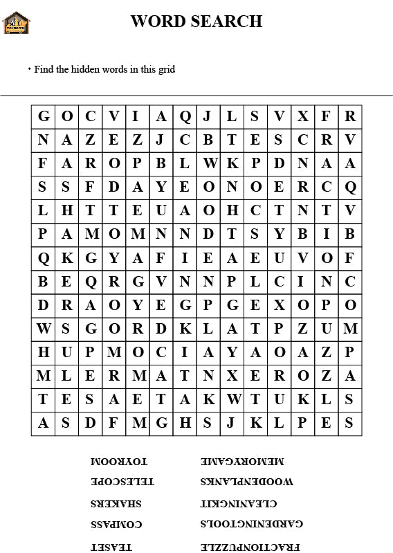 Road Trip games - Word Search – toyroom